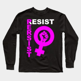 resist persist Long Sleeve T-Shirt